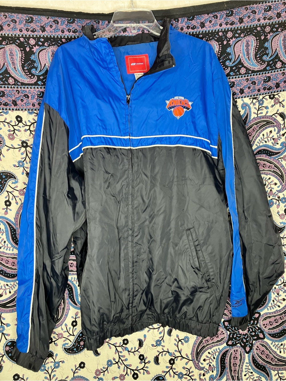 Reebok VTG 90s NY Knicks windbreaker jacket 2XL